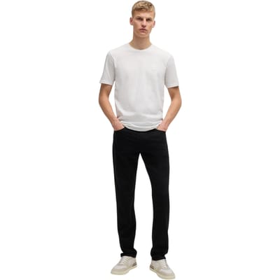Boss Oranje premium katoenen T-shirt voor heren (Wit)