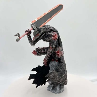 L 25cm Guts Anime Figuur Guts Berserker Pantser Actiefiguur Berserk Zwarte Zwaardvechter Figuurtje Verzameling Model Poppen Speelgoed