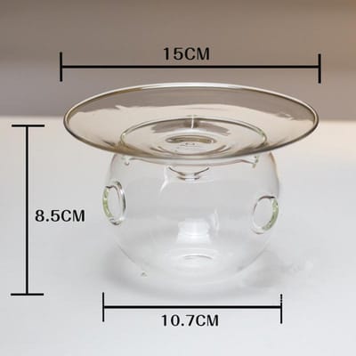 Droogijs Glazen schaal met 3 gaten Creatieve keuken Servies Koken Holle schaal Artistiek concept Gerechten Borden Fruitsalade Kom gray
