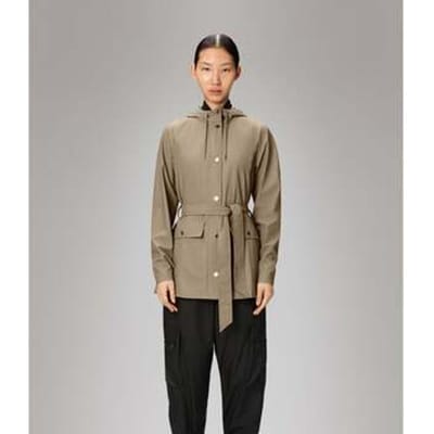 Mantel Rains Curve Jacket Beige