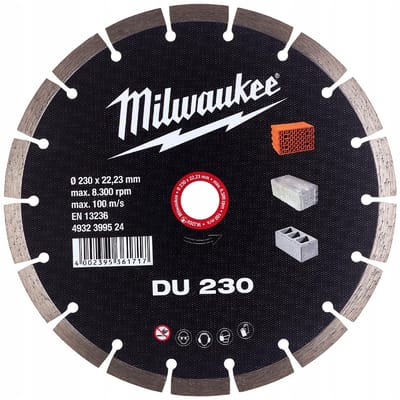 Milwaukee Diamantdoorslijpschijven DU DU 230 mm - 1 st - 4932399524