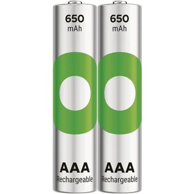 ReCyko, NiMH-accu, AAA (micro), 650 mAh, verpakking van 2 stuks