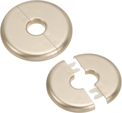 Wall Split Flange 16.5mm - 2pcs ABS Round Zelfklevende Rosette Plaat Buckles - Hookah Cover voor Keuken en Badkamer - Decoratie in Goud