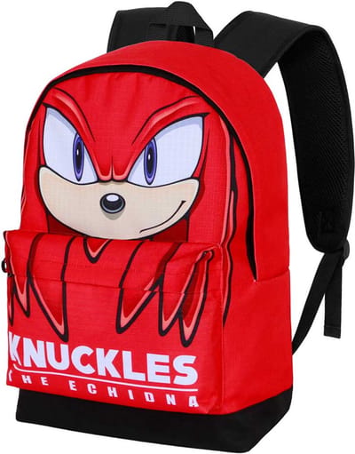 Karactermania - SEGA - Sonic The Hedgehog - SEGA Knuckles Sight HS FAN 2.2 Rugzak - Handbagage Backpack met trolley bevestiging - Rugtas - Rood