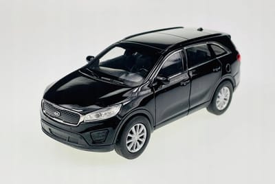 Welly Kia Sorento Metaal 1:34 Zwart Nieuw Model