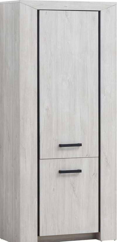 Belfurn-Kolomkast volle deur Elvis in een decor van witte eik