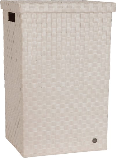 Handed By - Wasmand met deksel - Opbergmand - 81 liter - Cube XL - champagne