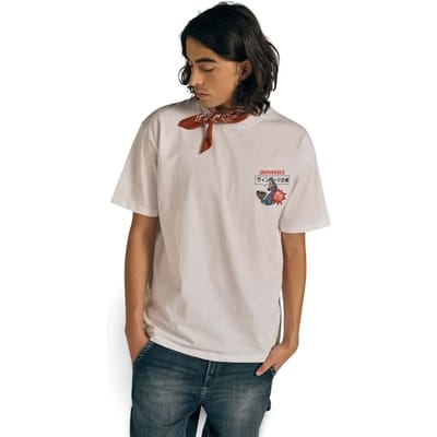 T-shirt met print Japan Rags Kajui