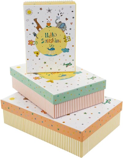 Goldbuch - Kartonnen dozenset Hello Sunshine | 3 stuks