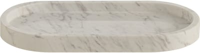 Ovale Marmeren Serveerplank & Plateau Wit