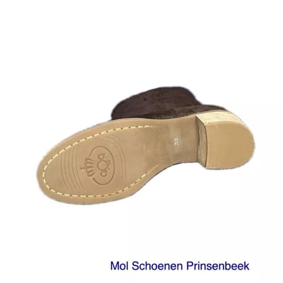 AQA Laars donkerbruin suede (Maat - 42, Kleur - Bruin)