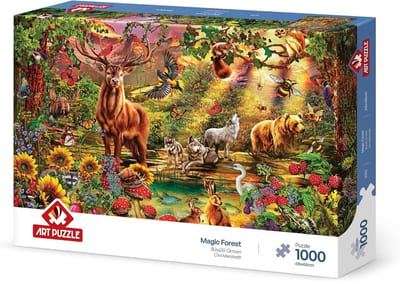 Legpuzzel - Puzzel 1000 stukjes - Ontspanning thuis - Gedetailleerd ontwerp - 27 x 5.5 x 37 cm - Meerkleurig