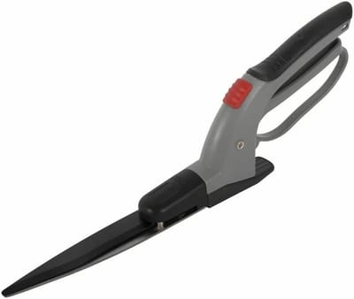 Grasschaar - Gazonschaar kantenschaar - Gazonranden knippen - 360 graden verstelbaar - 37 cm - Beige