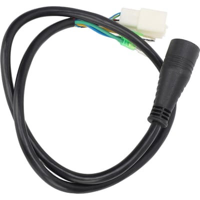 Elektrische Fiets Motor Adapterkabel Waterdicht 9-pins Vrouwelijke Connector Motor Adapter Conversiekabel black