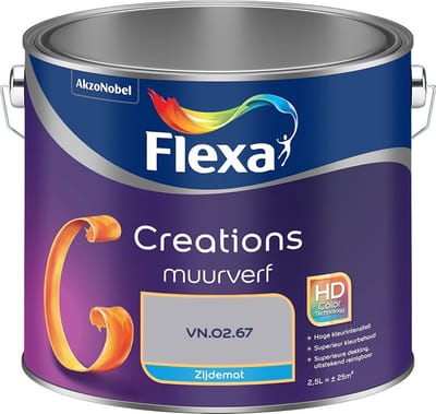 Flexa - Creations Muurverf Zijdemat - Vn.02.67 - Mengverf - 2,5 L