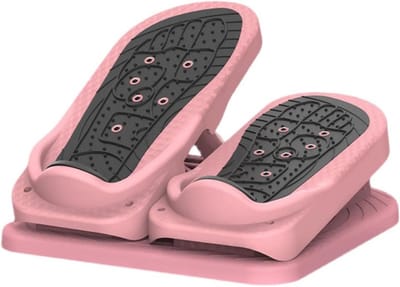 Mini Stepper - Pedaaltrainer - Zittend Trainen - Magnetisch Massageontwerp - 33x29x20 cm - Roze