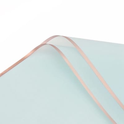 Mech-Mech Frame Serie - Floristische Folie - 58x58 cm - 20 vellen - Lichtblauw