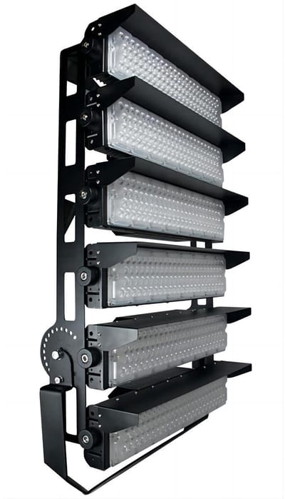 LED Sportveldverlichting - Stadionverlichting - Terreinverlichting - Rinzu Straly - 1500 Watt - 255000 Lumen - Helder/Koud Wit 5000K - Waterdicht IP66 - Philips Driver
