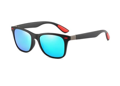 Blauw glas zonnebril Heren - Gepolariseerd - Blauw - Sunglasses - Zomertrend