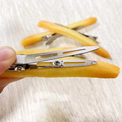 1 pièce Pince à Cheveux Pince à Cheveux Frites Réalistes Parfaite pour Halloween et la Mode Quotidienne, Accessoire Amusant et Original pour Femmes