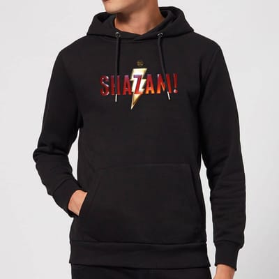 Shazam! Logo hoodie - Zwart - S