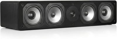 Center Luidspreker - Home Cinema - Films Geluid - 4 Woofer 525" - 75 x 25 x 165 cm - Zwart