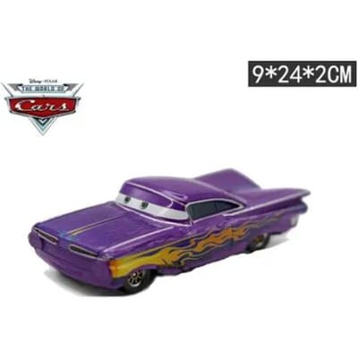 Pixar Cars 2 Flash McQueen Finn McMissile Luigi Guido Shérif Martin Flo 1:55 Voiture Jouet pour Enfants en Alliage Métallique Moulé sous Pression