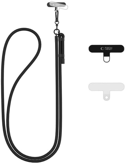 Tech-Protect C1S Rope Crossbody Strap - Black