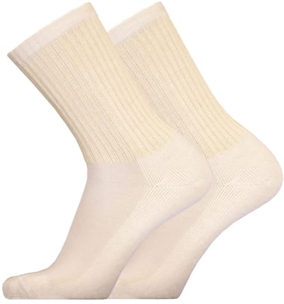 UphillSport - 2-Pack - Merino Sport Sokken - Badstof Schokabsorberend - Heren / Dames - gebroken wit - 35-38 - 9125