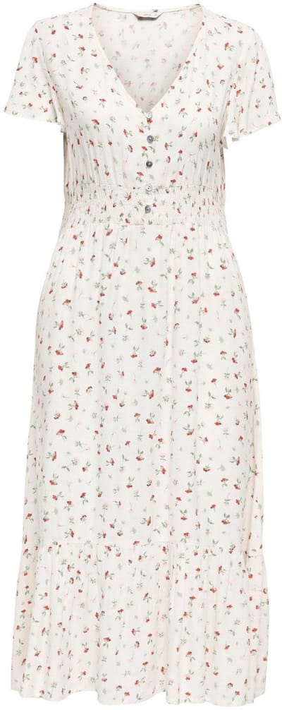 ONLY - ONLMARIANNE LIFE S/S MIDI DRESS WVN - Dames - Maxi jurken