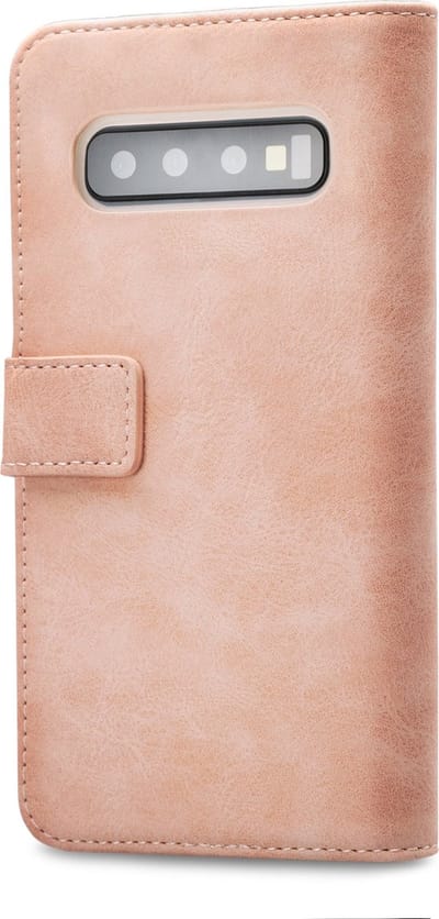 Mobilize Telefoonhoesje geschikt voor Samsung Galaxy S10 Plus Hoesje | Mobilize Elite Gelly Bookcase | Pasjeshouder voor 3 Pasjes | Telefoonhoesje voor Pinpas / OV Kaart / Rijbewijs - Soft Pink | Roze