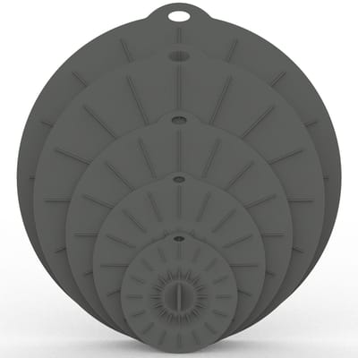 Livé ® Siliconen Komdeksel Set – 2 Maten – Herbruikbaar & Hittebestendig – Magnetron & Keuken Essentieel