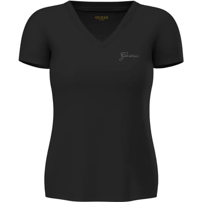 Guess W6yi13k3853 T-shirt Met Korte Mouwen Zwart S Vrouw