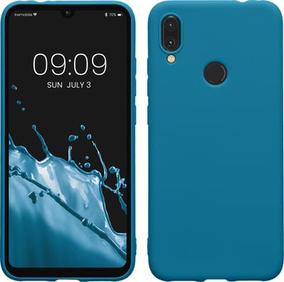 kwmobile telefoonhoesje geschikt voor Xiaomi Redmi Note 7 / Note 7 Pro - Hoesje voor smartphone - Back cover in Caribisch blauw