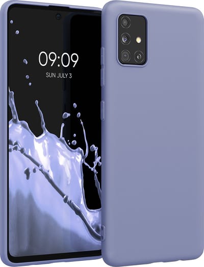 kwmobile telefoonhoesje geschikt voor Samsung Galaxy A51 - Hoesje voor smartphone - Back cover in lavendelgrijs