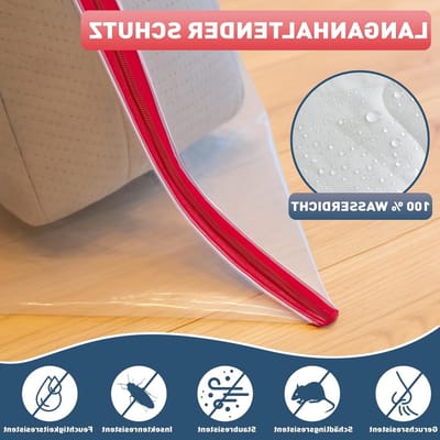 Waterdichte en Scheurvaste Matrasbescherming 90 x 200 x 30 cm - Herbruikbare Opbergzak voor Verhuizing en Opslag, Ideaal voor Buitengebruik en Bescherming tegen Vlekken