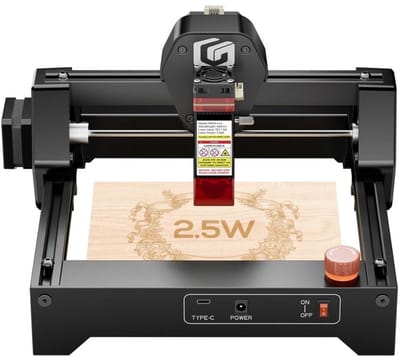 DnA® Laser Graveermachine - Laser Cutter - Lasergraveermachine - Zwart - 29cm x 29cm x 17cm