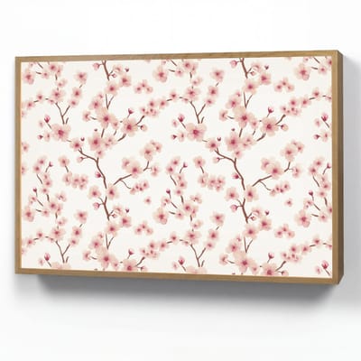 Wandlamp 90x60 cm - Oplaadbaar - Kersenbloesem - Takken - Roze - Wandlampen binnen woonkamer - Slaapkamer lamp - Decoratieve nachtlamp - Vloerlamp draadloos