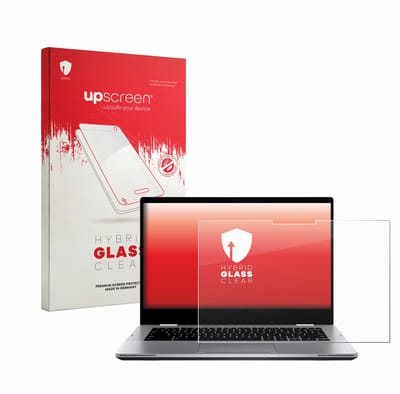 upscreen - Screenprotector voor ASUS Chromebook Flip CX1 CX1400FKA - Folie Beschermfolie Beschermglas transparant
