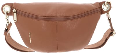 MANDARINA DUCK Leren gordeltas schoudertas Mellow Leather Bum Bag Pecan Nut Lichtbruin