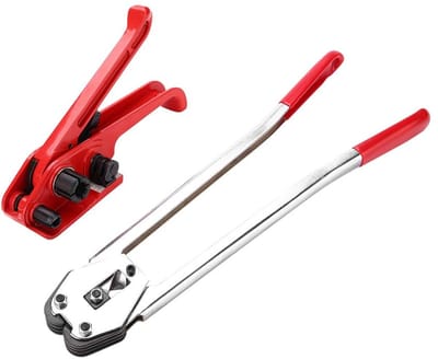 Handmatige Bandspanner - Omsnoeringsset Apparaat - Verpakkingswerkzaamheden - Snelle 3-Staps Werking - 12-19 mm Band