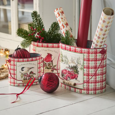 LOBERON Sieremmer set van 3 Fuzzy rood