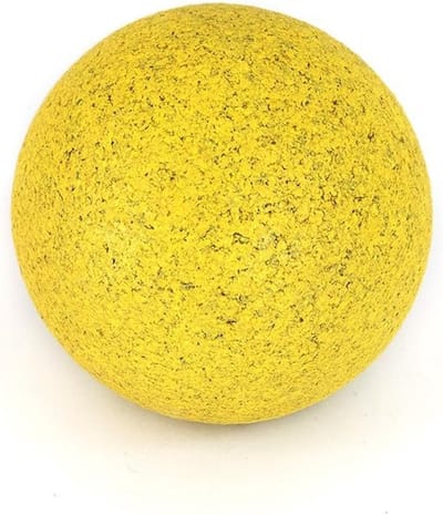 Tafelvoetbal Ballen - Korfbal Kurk Ballen - Wedstrijd Spelen - Zacht Robuust Oppervlak - 10 Stuks - Geel