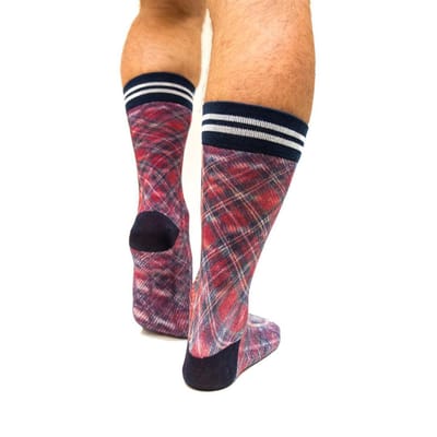 Sock My Check - Herensok – Katoen – geprinte sok 43/47