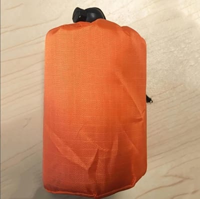 Nood Slaapzak - Reddingsdeken Kamperen - Buiten Overleven - Hittebehoud Lichtgewicht - 200 x 90 cm - Oranje