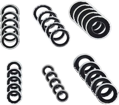 O Ring Assortiment - Afdichtingen Set - Auto Reparatie - 30 Stuks - Standaard Maat - Zwart