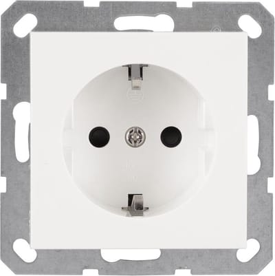Q-Link Mql s-linbouw contactdoos polar wit 1-voudig randaarde