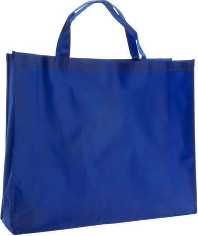 Shopper Bag - 10 stuks - Blauw - 54x45x14cm - Non Woven - Shopper tas