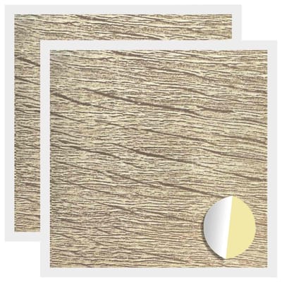 vidaXL - Zelfklevende - schroefcover - 2 - st - Sonoma - Eik - Ø - 20 - x - 0,5 - mm