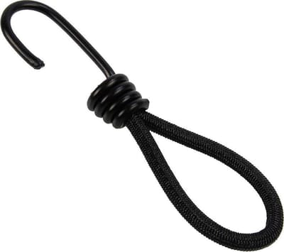 Spanner met haak 13cm elastiek zwart spinhaak 10 stuks